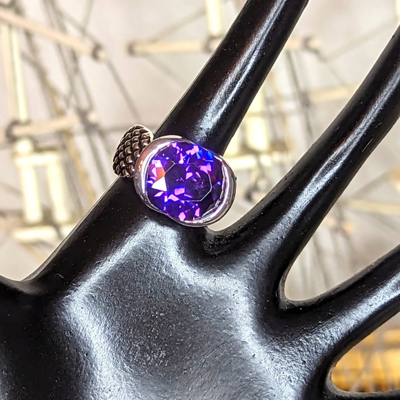 Lia Sophia Jewelry - Elegant Purple Gemstone Ring